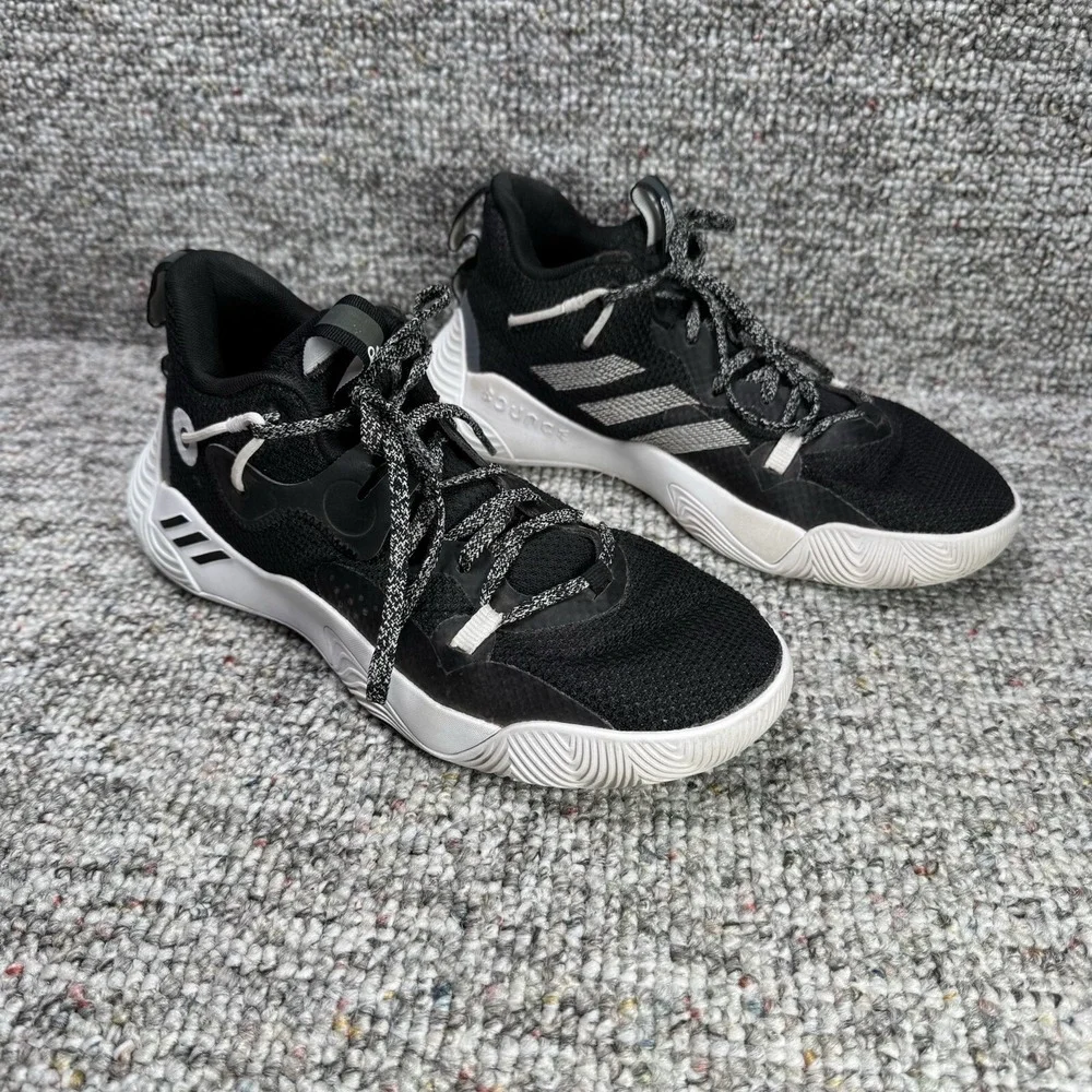 Adidas Harden Stepback 3 Shoes Mens Size 7.5 Basketball Black White GY8630